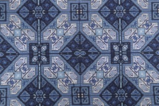 Crypton High Performance Woven Chenille Upholstery Fabric in Denim