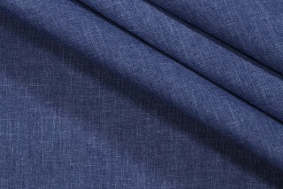 Solid Woven Outdoor Fabric in Blue