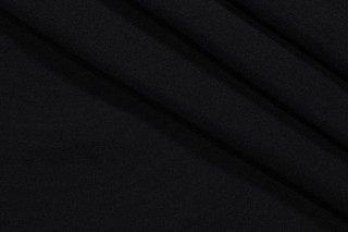 Solartex Solid Woven Polyester Outdoor Fabric in Black