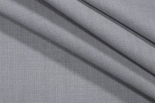 Arden Madera Solid Woven Outdoor Fabric in Pewter
