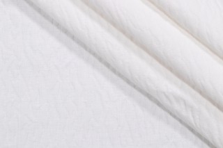 Cordelia Matelasse Upholstery Fabric in White