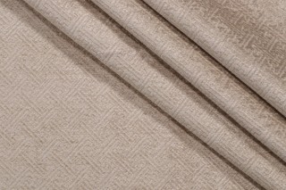 Aran Woven Chenille Upholstery Fabric in Sisal