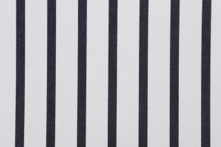 Sunbrella Lido Woven Solution Dyed Acrylic Outdoor Fabric in Navy/White