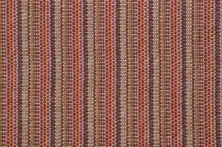 Stripe Woven Outdoor Pouf Fabric in Multi