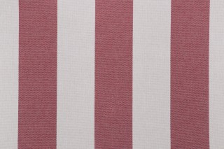 Axroma Cabana Stripe Woven Outdoor Fabric in Red