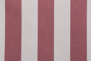 Axroma Cabana Stripe Woven Outdoor Fabric in Red