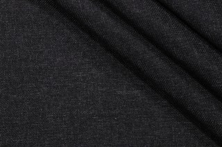 Ruthie Woven Outdoor Fabric in Black