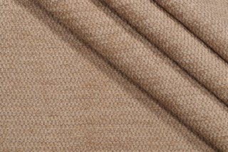 Regency Woven Chenille Upholstery Fabric in Buff