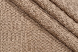 Regency Woven Chenille Upholstery Fabric in Buff
