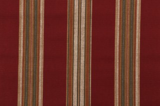 Robert Allen Perrins Printed Cotton Drapery Fabric in Lacquer