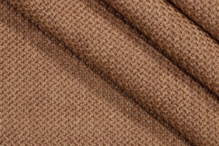 Solartex Woven Outdoor Pouf Fabric in Jute
