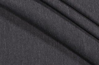 Solartex Solid Woven Outdoor Fabric in Charcoal