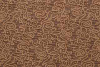 Robert Allen Behn Damask Upholstery Fabric in Clay