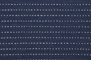 Floyd Stripe Woven Upholstery Fabric in Indigo