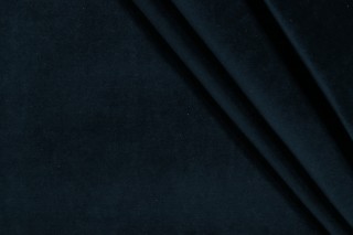 Solid Velour Decorator Fabric in Deep Sea