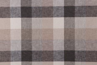 Bauer Check Woven Upholstery Fabric in Thunder