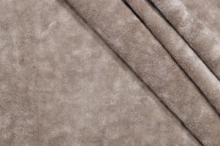 Pollard Velvet Upholstery Fabric in Fog