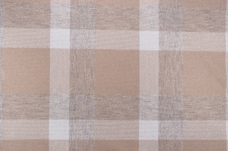 Golding Shelburne Plaid Woven Upholstery Fabric in Sand 