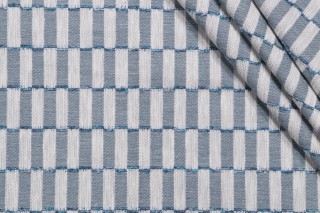 Mill Creek Double Up Woven Upholstery Fabric in Water 