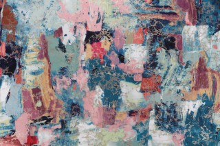 TFA Art De Vivre Printed Velvet Decorator Fabric in Jewel 