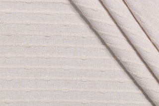 Mill Creek Untuck Latex-Backed Woven Upholstery Fabric in Ivory 