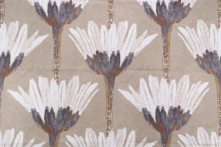 Mill Creek Spring Is Coming-Petro Printed Cotton Drapery Fabric in Dune 