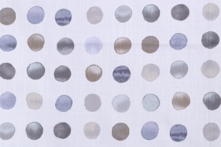 Mill Creek New Hue-Westview Printed Cotton Drapery Fabric in Frost 