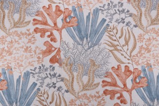 Magnolia Home Layton Printed Cotton Drapery Fabric in Sunset 