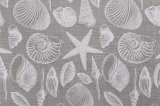 Bryant Fabrics Shoreline Printed Polyester Outdoor Fabric in Nickel 
