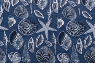Bryant Fabrics Shoreline Printed Polyester Outdoor Fabric in Marine 