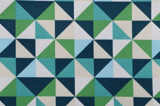 Bryant Fabrics Kaleidoscope Printed Polyester Outdoor Fabric in Nile 