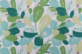 Bryant Fabrics Birch Creek Floral Printed Polyester Outdoor Fabric in Grass 