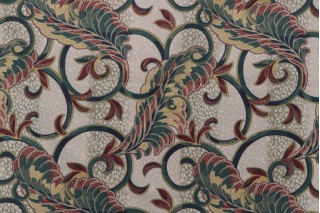 Robert Allen Mayrose Printed Polyester Drapery Fabric in 492-Jewel