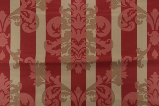 Robert Allen Cellini Printed Polyester Drapery Fabric in 709-Crimson