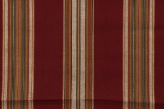 Robert Allen Perrins Printed Cotton Drapery Fabric in Lacquer