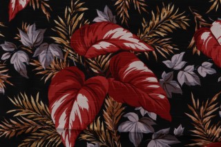 Robert Allen Casavale Printed Drapery Fabric in Onyx