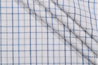 PK Lifestyles Keep In Check Woven Outdoor Fabric in Porcelain