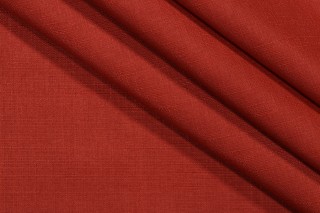Solid Woven Polyester Outdoor Fabric in Burnt Orange