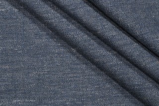 P Kaufmann Augustino Woven Decorator Fabric in Blue Smoke