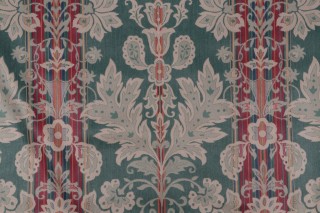 Robert Allen Veraldi Printed Polyester Drapery Fabric in Emerald