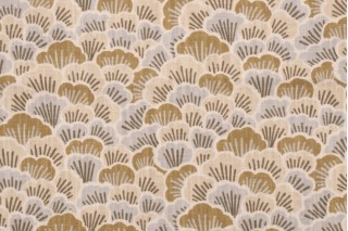Covington Toki Printed Cotton Drapery Fabric in 224-Silver Sage