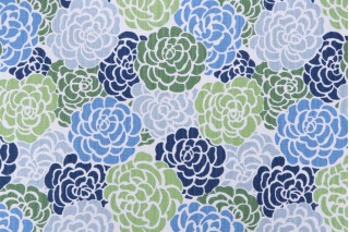 Premier Prints Livi-White Slub Linen Printed Drapery Fabric in Courtyard