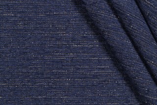 Crypton Bailey High Performance Woven Chenille Upholstery Fabric in Sapphire 