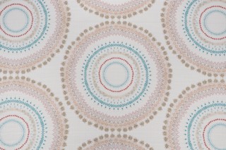 Suzani Printed Outdoor Fabric in Spa