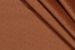 Scalamandre Brocard Velvet Decorator Fabric in Brandy