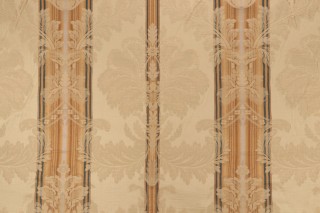 Scalamandre Damasco Imberline Decorator Fabric in Gold/Beige