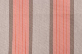 Sunbrella Stripe Woven Solution Dyed Acrylic Outdoor Fabric in Blush