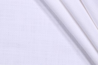 PK Lifestyles Centro Woven Cotton Decorator Fabric in White 