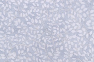 P Kaufmann Willow Leaf Printed Cotton Drapery Fabric in Dove 