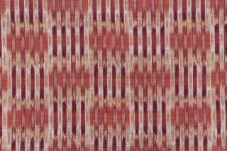 P Kaufmann Odisha Printed Cotton Blend Drapery Fabric in Rosewood 